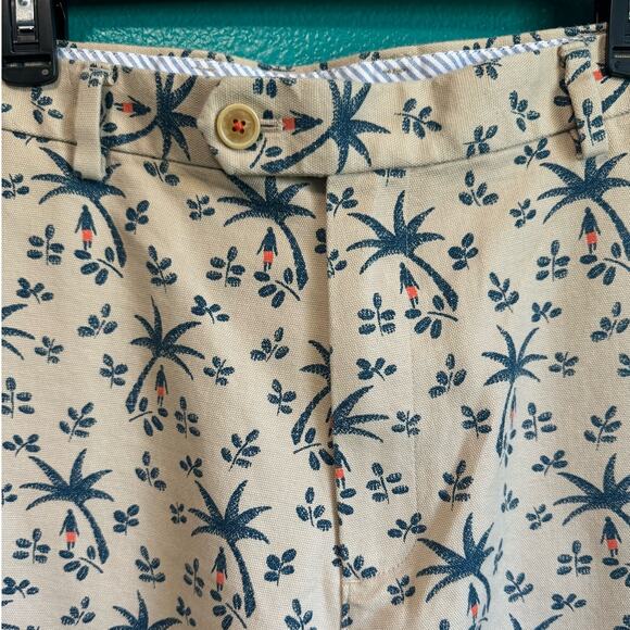 Brooks Brothers Tan Tropical Print Men's Casual Shorts 42 - Picture 4 of 8